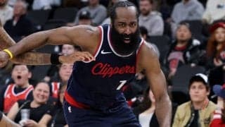 ハーデンがクリッパーズ移籍後初となる50得点を記録し、好調ピストンズを撃破