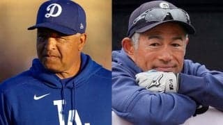 ロバーツ監督、イチロー氏が「世界一を祝福してくれた」　試合前に談笑…明かした“中身”