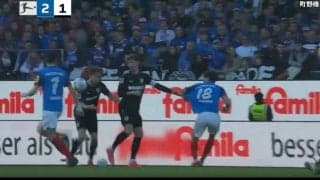 町野修斗、衝撃ゴールを生んだ想定外の“幻惑ムーブ”炸裂「すげえ…」 相手DFが大混乱… 電光石火！開始10秒の好プレー「実質アシスト」