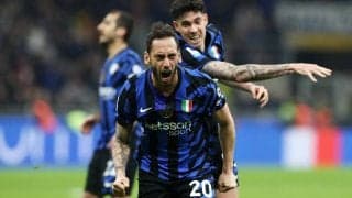 インテルが2点差をひっくり返して最下位モンツァに逆転勝利、首位堅守でフェイエノールトとの2ndレグへ【セリエA】