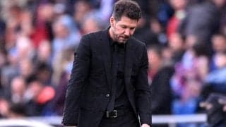 コレア退場も判定に文句は言わず、終盤の2失点で逆転負けのシメオネ監督は｢パフォーマンスが悪かった｣と自責