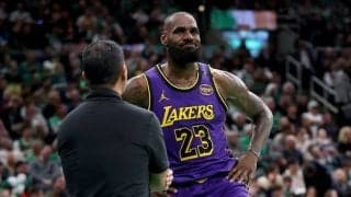レイカーズのレブロン・ジェームズが左鼠径部負傷で1～2週間の離脱か？