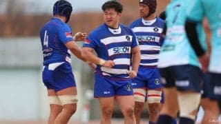 愛くるしい笑顔が魅力のプロップ。先発2試合目で披露した卓越した守備力