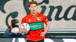 NECの塩貝健人がエールディビジ2点目！ 後半ATに見事な動き出しからヘッドで合わせる