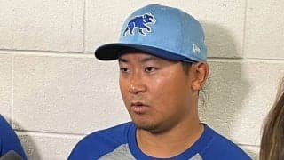 今永昇太、東京で“ポニテ”投球？　「考え中です」髪の毛スッキリも「みんな勘違い」