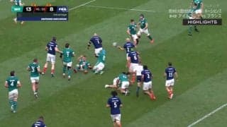 195センチ・110キロの巨漢ラガーマンが見せた、おしゃれなノールック背面パス スタジアムがどよめく絶品芸