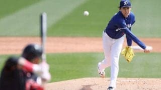 佐々木朗希を「打つことは不可能だ」　“持ち味”のスプリットまたも冴える！米記者も驚愕「圧倒的なパフォーマンスだ」