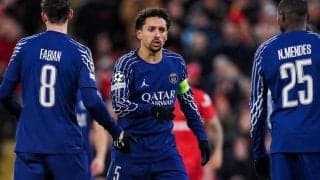 「とても気持ちが良い」アンフィールドで逆転勝利のPSG、マルキーニョスは若いチームを称える「必要なことを全てやり遂げた」