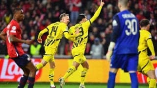 バイアーCL初ゴールで逆転のドルトムントが敵地でリール撃破！　バルサ待つベスト8進出【CL】