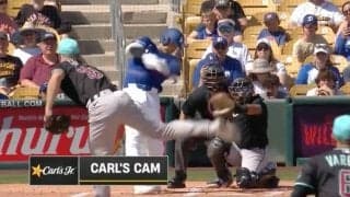 速ええええ！ 大谷翔平、一瞬で消えた“191キロ弾丸ライナー”「ワケわからん」 凄まじい打撃音の“爆速二塁打”にファン騒然「やっぱり速い」