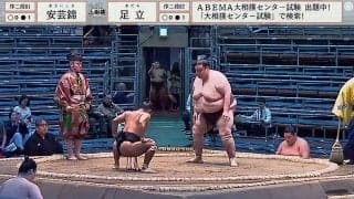 “ムキムキ”小兵力士、衝撃パワーで200キロの超巨漢を豪快に寄り切り「すごい絵面」