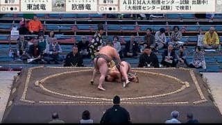 力士が不自然に崩れ落ちて館内騒然 「大丈夫ですか？」勝った力士も驚きの幕切れ 「変な落ち方した」心配の声相次ぐも「無事でよかった」