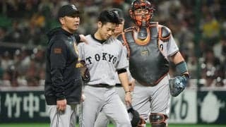 巨人・近藤、1球投げて緊急降板　投球練習時に故障か、続投も異変訴える
