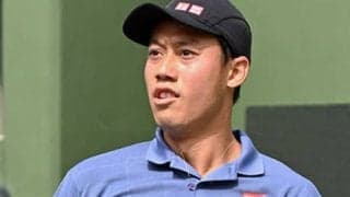  錦織圭 相手棄権で8強「回復祈る」 