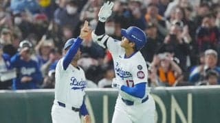 大谷翔平、“凱旋2ラン”に笑顔「いい角度で上がった」　満員東京Dに感謝「帰ってきたなと」