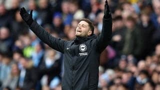 シティとの上位対決ニドローのブライトン、ヒュルツェラー監督は｢とても残念な気分だ｣と肩を落とす