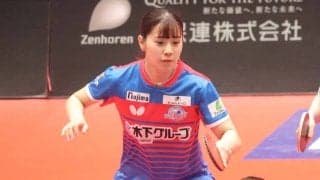 長﨑美柚が2点起用でKA神奈川を逆転勝ちに導く「何としてでも1点取りたいという気持ち」　プレーオフ3枠目は日本生命に決定【Tリーグ】