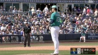 「ヒヤヒヤする」 藤浪晋太郎、“いつもと違う姿”に…「あれっ？どうしたん」 自作自演で大ピンチ→なんとか抑える「新球種かな」