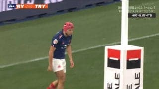 逆転トライの大ピンチから驚きのターンオーバー フランスファンの気持ちが激しく動く興奮の激走トライ