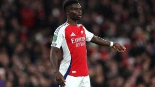 試練続いたアーセナルに朗報、長期離脱中のFWサカはCL準々決勝前に復帰か