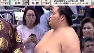 つい目がいっちゃう…琴櫻の「主張ばり強い」化粧まわし 異彩放つ姿に「スゴイの巻いてる」「目が痛いw」