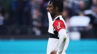 今冬加入のフランクフルトFWワイがヒザのケガで数週間の離脱に…