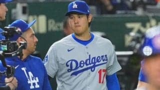 大谷翔平としれっと祝福…ド軍ナインに紛れた人気キャラ　SNSツッコミ「どさくさすぎて」