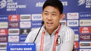 「非常に手強いチーム」バーレーンを警戒する遠藤航、W杯優勝を目標とする中で選手たちの変化にも言及「続ければ理想的なチームになる」