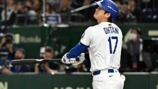 大谷翔平、今季1号に東京ドームが揺れた　開幕第2戦で豪快アーチが飛び出す　ビデオ検証も判定そのまま