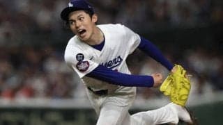 大観衆の前で「驚くべき冷静さだ」 佐々木朗希が四球連発の後に連続奪三振でピンチ脱出 ド軍専門サイトが称賛「重圧に耐えられる投手はそう多くない」
