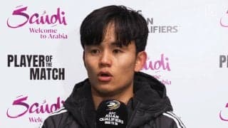 狙い通り！ 久保建英、スーパーゴールを語る「キーパーがクロスを待っていたので…」“日本のメッシ”はＷ杯出場決定ダメ押し弾で超冷静だった？