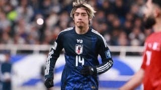 「ラッキーだった」途中出場で久保建英のスーパーゴールをアシストした伊東純也、嬉しさの比較は「前回の方がめちゃくちゃ嬉しかった」