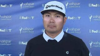 久常涼、バーディ量産で2位浮上　4つ伸ばした後半は「つく位置が良かった」