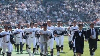 前評判が高かった高松商が悔しい初戦敗退…速球投手揃いの投手陣が被安打12、8失点と打ち込まれる