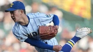 健大高崎・石垣が152キロ速球　九回2死登場で空気一変　センバツ