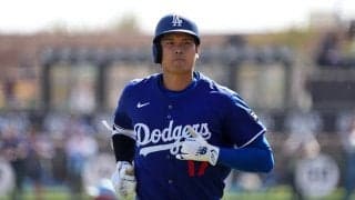 大谷翔平、本拠地“復帰戦”は1打数無安打1四球　米国での開幕まで残り2試合