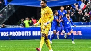 「これは心理的な戦い」PK戦で殊勲のレ・ブルー守護神メニャンが駆け引き制す