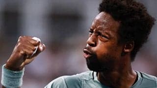 大会最年長で16強 3試合フルセット制す