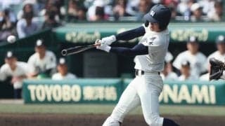 西日本短大付の安田が「キレキレスイング」でランニングホームラン、そのスタイルはヤクルト西川そっくり【25年センバツ・輝きを放った球児たち】






