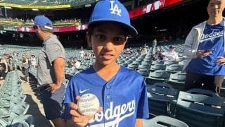 大谷翔平、古巣本拠地でも“神対応”　地元出身の11歳少年は歓喜「興奮してます」