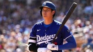 大谷翔平、2打席連続三振で途中交代　エ軍本拠地は歓声も…米開幕まで残り1試合