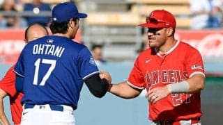 トラウト、大谷翔平に「元気にしているか」　“再会”に笑顔…「日本でのプレーはどうだった」