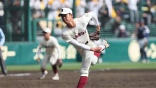 早稲田実の196センチ右腕が144キロ計測で2回0封！夏の甲子園でリベンジへ「投手陣みんなで勝てるチームになりたい」【センバツ】