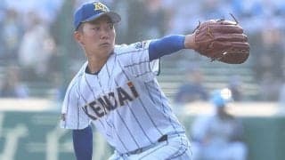 健大高崎・石垣が今大会最速155キロ連発！　甲子園ざわめく…救援登板で唸る剛速球