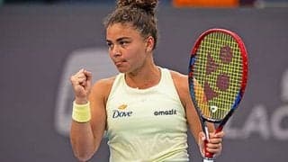  大坂撃破の世界6位 初の4強 