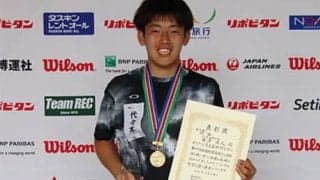 富澤直人 選抜男子V「目標だった」