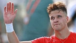  10代で8強 シナーらに次ぎ6人目 