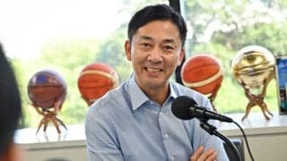 新興クラブの躍進にバスケ文化の広がりを実感…Bリーグ・島田チェアマンが徳島を訪問