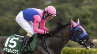 21年レパードSを柴田善臣騎手とのタッグで勝利 メイショウムラクモが新潟競馬場で乗馬に