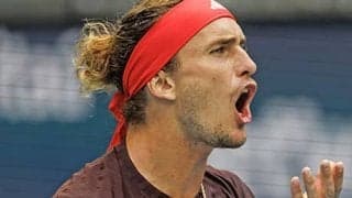  ズべレフ敗退、今季まだVなし 